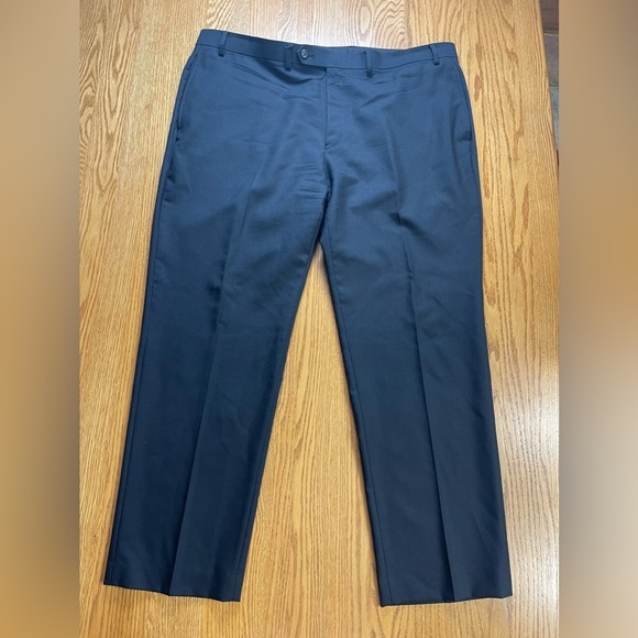 Ralph Lauren Men’s Black Wool Pants 42W 30L - Picture 1 of 8